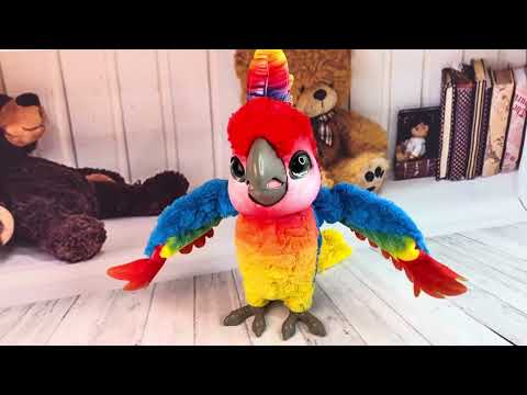 FurReal Friends Rock A Too The Show Bird Talking Singing Parrot Toy