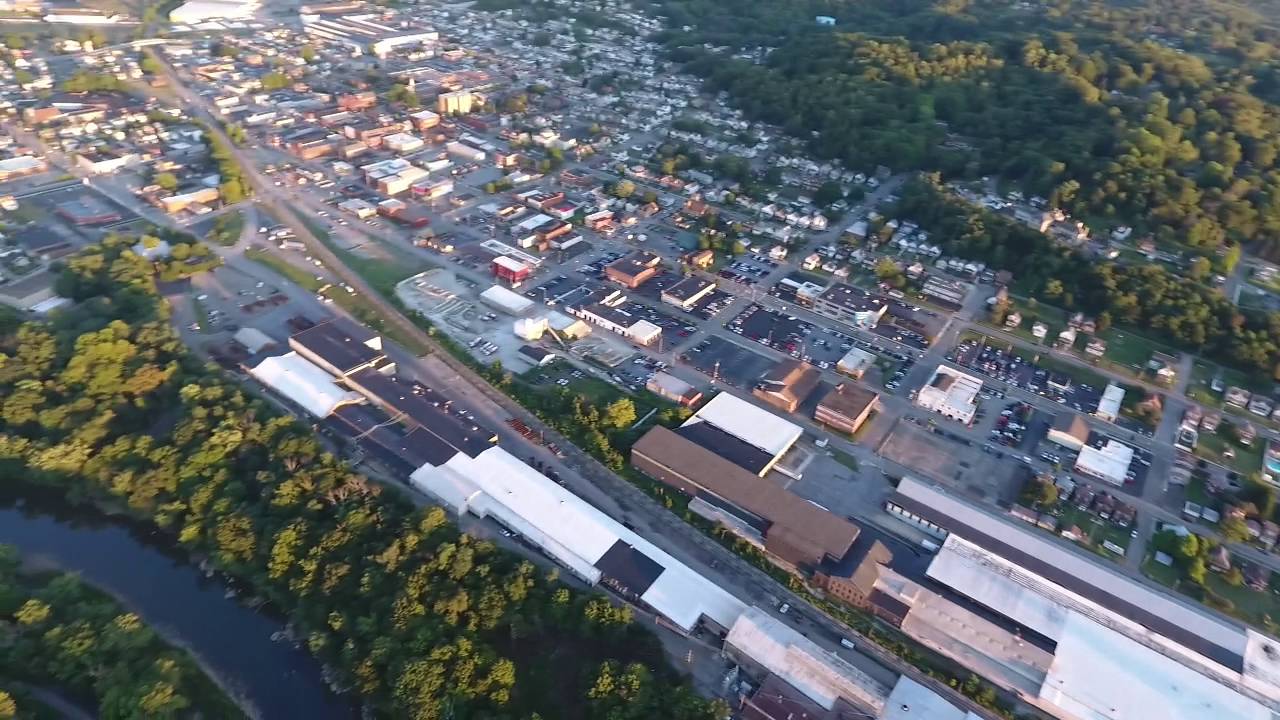Sunset over Ellwood City YouTube