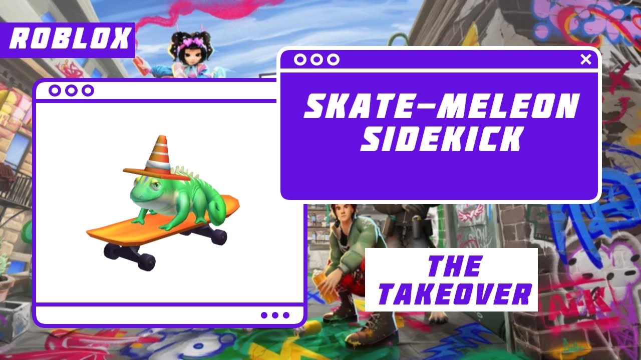 🦎Как получить «Помощника Скейт-Мелеона» | The Takeover | Roblox