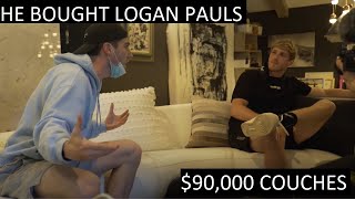 MEETING the man (airrack) who bought LOGAN PAULS $90,000 couches