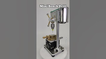 Mini bench drill, very precise,  It is both ornamental and practical. #svanfon #machine #cncmodels