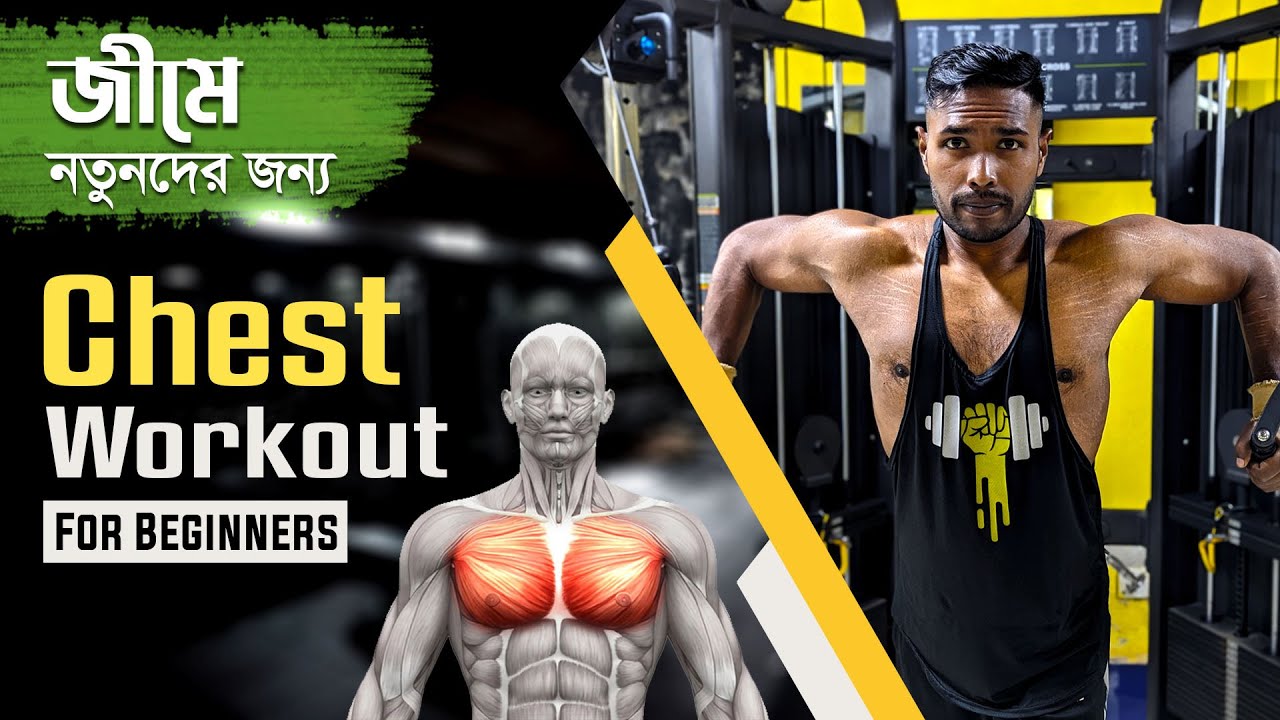 নতুনরা যেভাবে বুকের ব্যায়াম করবেন? Chest Workout For Beginners Chest
