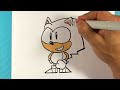 EASYHow to Draw CHIBI SONIC The HEDGEHOG