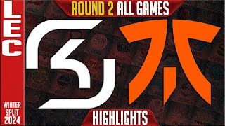 SK vs FNC Highlights ALL GAMES | LEC Winter 2024 Playoffs Lower Round 2  | SK Gaming vs Fnatic
