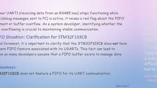 Understanding the FIFO Size in STM32F103CB and How to Check Its Status