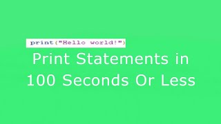 Print Statements in 100 seconds or less | Roblox Scripting Part 1