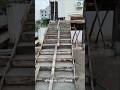 5.5 inch raiser, 12 inch doglegged staircase casting work.🏠🙏 #trending #viral #woodenstaircase