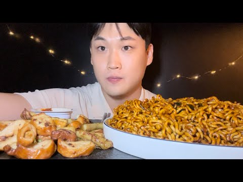 앵그리 짜파구리&막창 먹방!!💢🦝🐽 이 조합 대찬성이요🙌🏻🙌🏻 Jjapaguri& Makchang MUKBANG, EATING SHOW