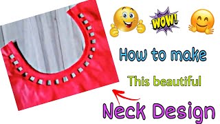 Latest strips Kurti Neck design || Trending neck design for plain suit || creative design by diljeet