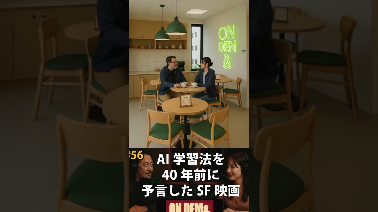 「【ChatGPT−5ジョニー】AI学習法を40年前に予言したSF映画」 ON DEM&ポッドキャスト56話 収録後カフェトーク