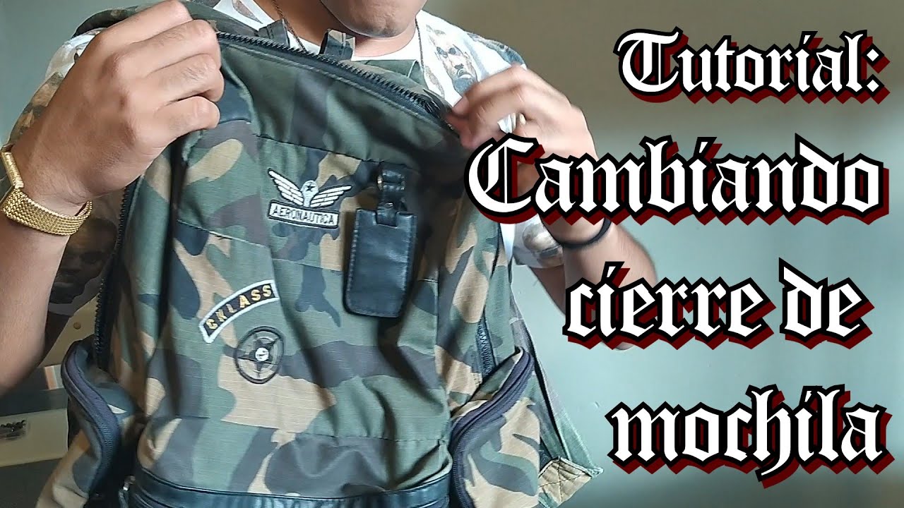 Tutorial: EL CIERRE DE TU MOCHILA *Facil* - Mosh Moshan - YouTube