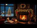 Cinematic Christmas Fireplace Ambience — Glowing Fire, Soft Winter Winds and Holiday Magic