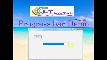Java Fxml Progress Bar Demo