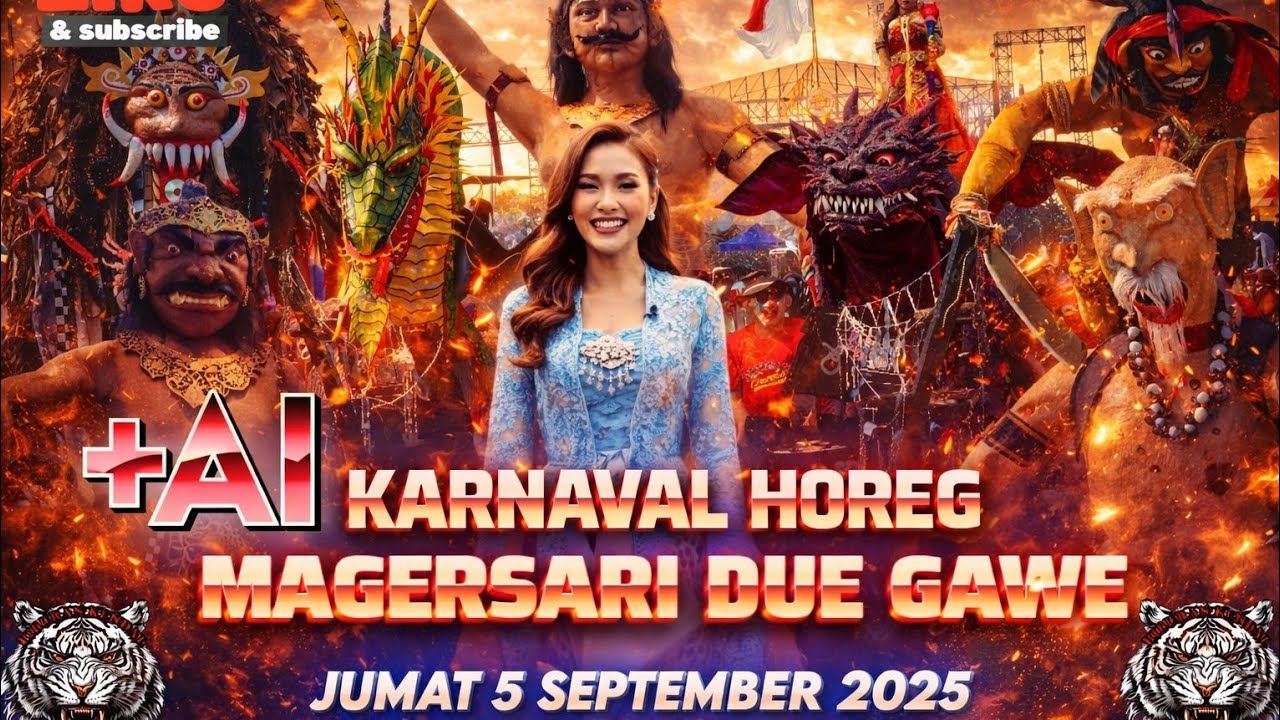 🔴KARNAVAL HOREG⁉️MAGERSARI DUE GAWE -PATEBON-KENDAL👍BODRI CULTURE FESTIVAL 5‼️JUMAT 5 SEPTEMBER 2025