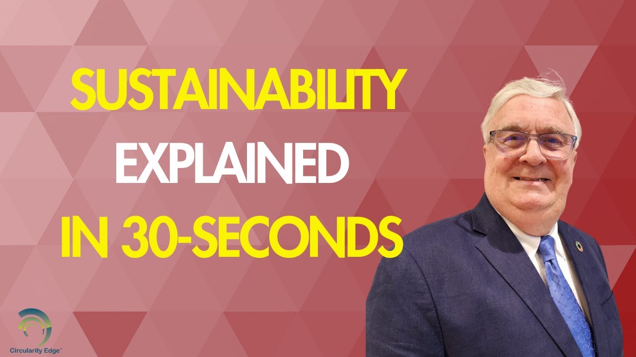 SUSTAINABILITY EXPLAINED IN 30 SECONDS - YouTube