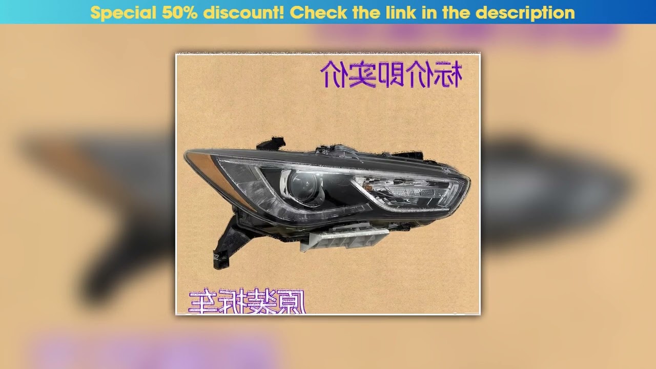 Editor’s Choice Car front lamp Headlight assembly For INFINITI QX60 Daytime Running Light DRL turn•