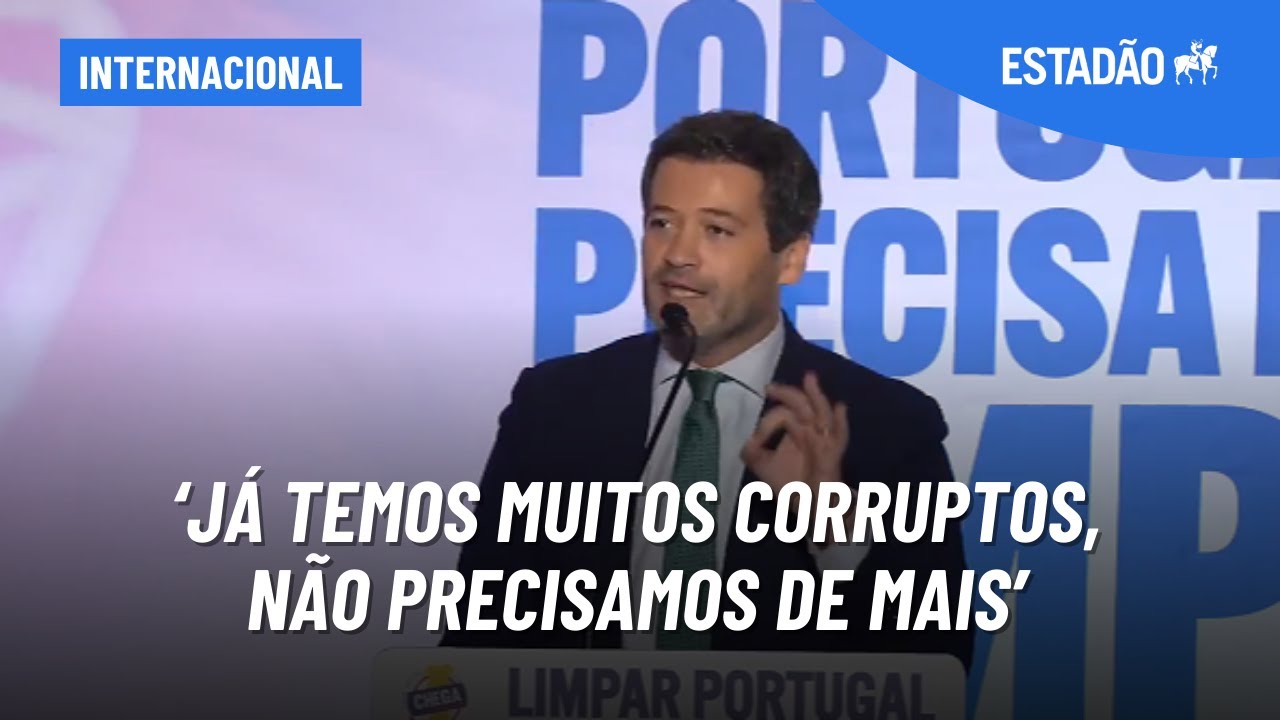 'LULA não vai entrar em PORTUGAL se eu for eleito', diz líder da ultradireita do país