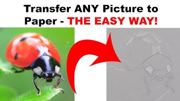 Transfer a Picture to Paper - The EASIEST way I know to Transfer ANY Photo to paper