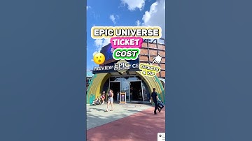 Epic Universe Ticket & VIP Cost! 😵🎢(New Universal Park Admission Details)