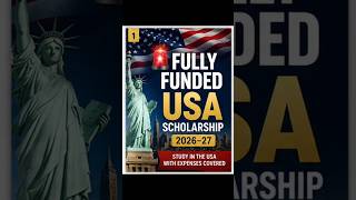 🇺🇸 Fully Funded USA Scholarship 2026–27 | Study in USA for Free 🔥