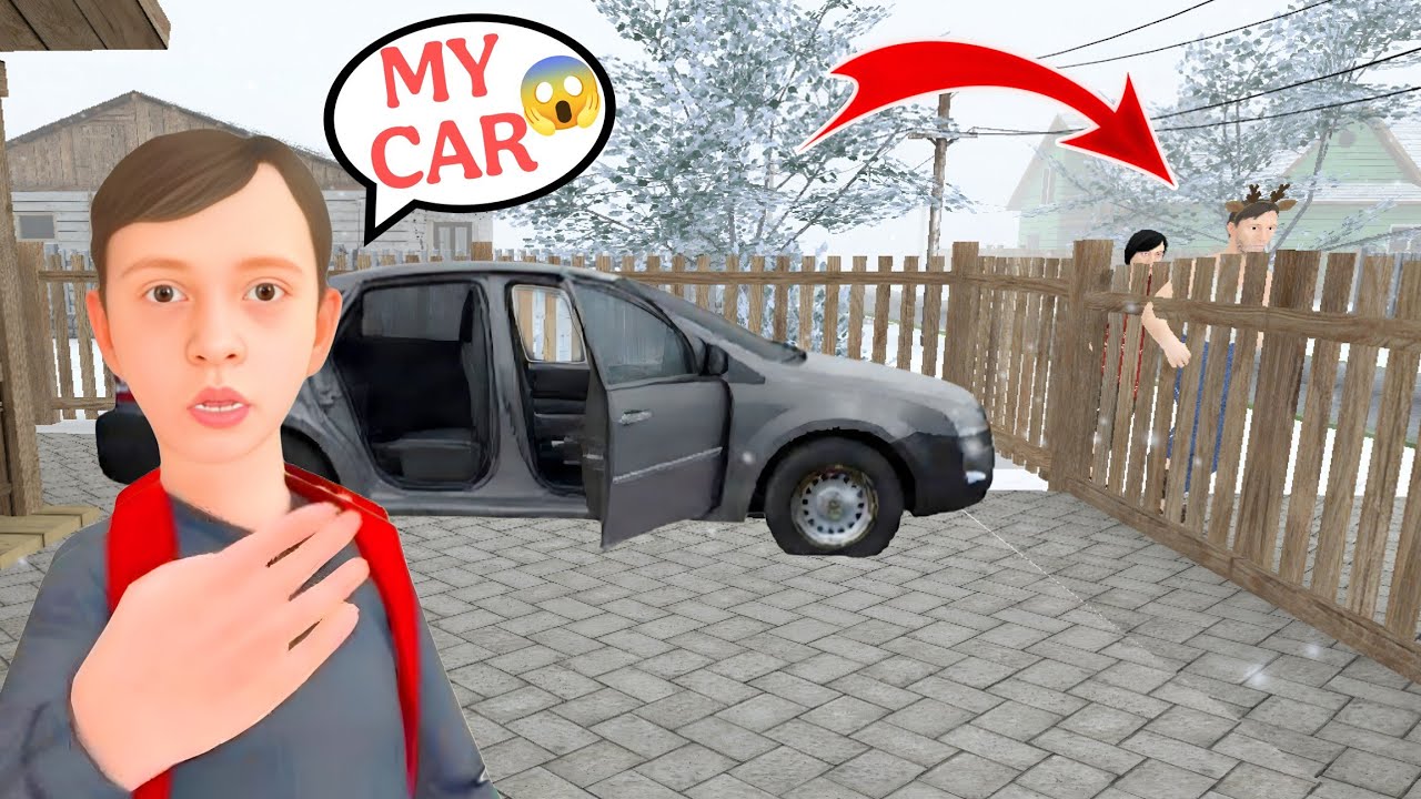 Andrew Parked The Gena Car in Neighbours House | Galya and Gena Shocked in Schoolboy Runaway Stealth