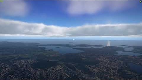 Testing X-Plane 11.50b17 with our scn 2.0 & Enhanced Cloudscapes Alpha Version 2020.8.17