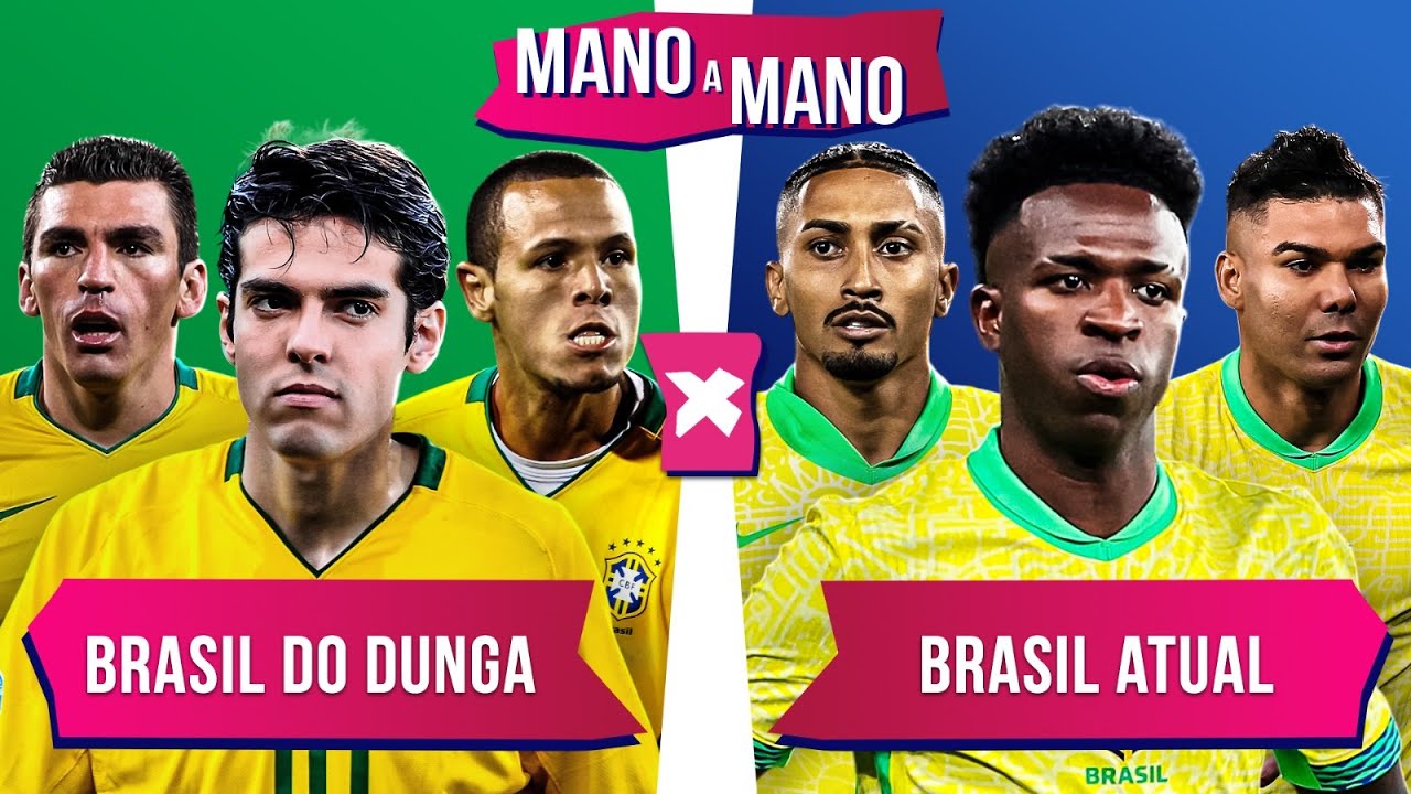 BRASIL DE 2010 X BRASIL ATUAL: QUEM É MELHOR? | MANO A MANO DA SELEÇÃO BRASILEIRA
