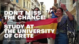 Study at the University of Crete