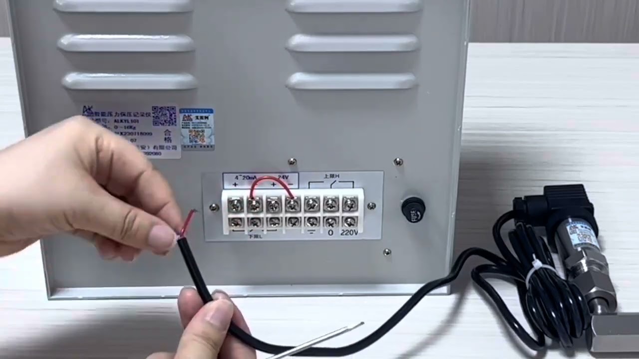 AILEIKE Intelligent pressure recorderwire connecting video 