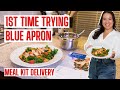 We Tried Blue Apron and Loved It!!! Watch me cook with the Blue Apron Meal Kit - JQLouise Vlog