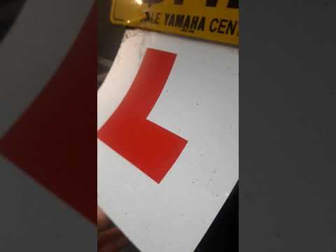 HOW TO ATTACH L PLATE ON ANY BIKE - MOTORCYCLE