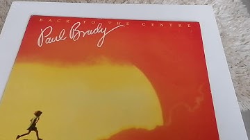 Paul Brady back to the centre vinyl 1986 deep in your heart