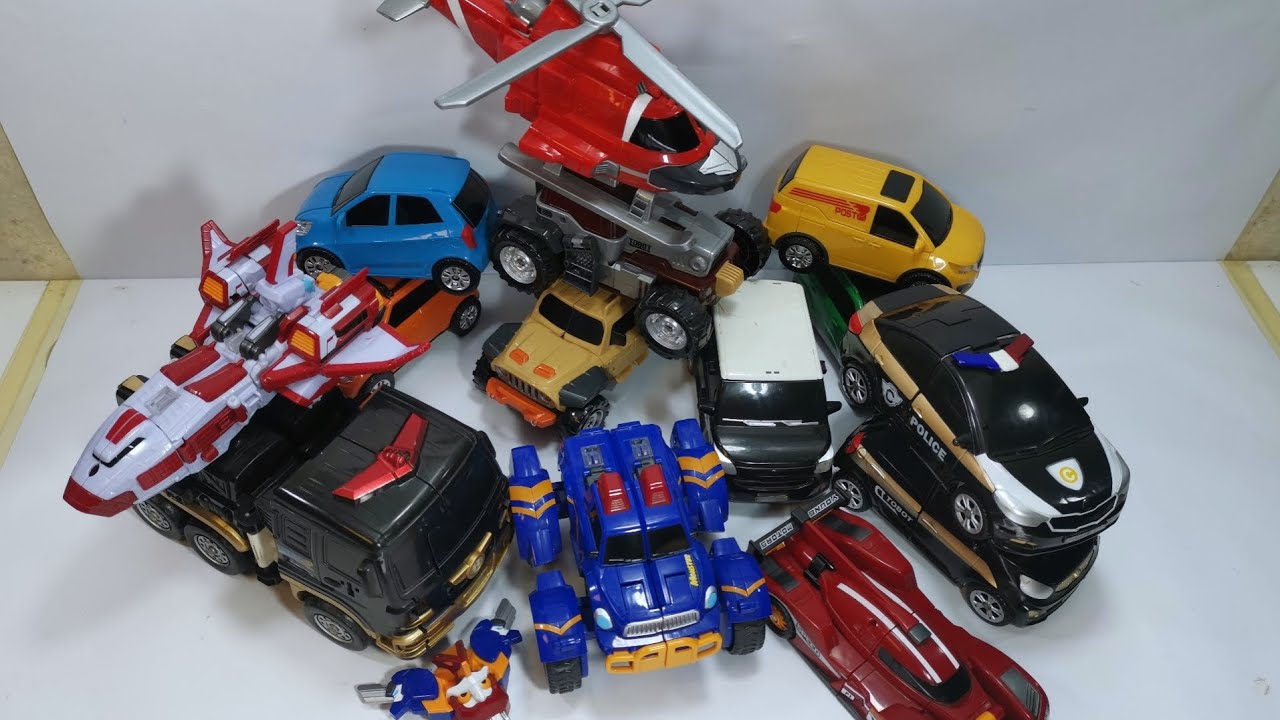 GIGA Collection! Tobot Giga 7 vs Deltatron vs Master V | Cool Robot Car Transformation Action