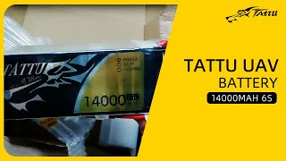 Unpack Of Tattu 14000Mah 6S Uav Battery