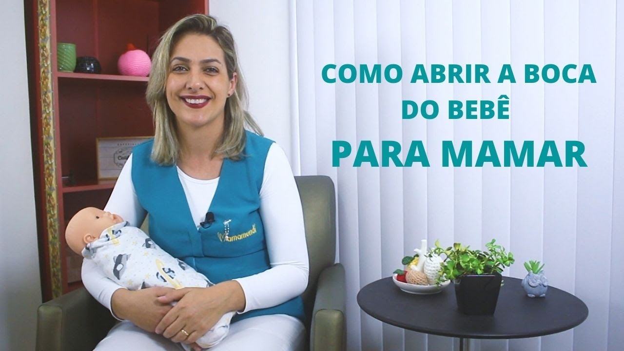Amamentar - Como abrir a boca do bebê para mamar no peito! - YouTube