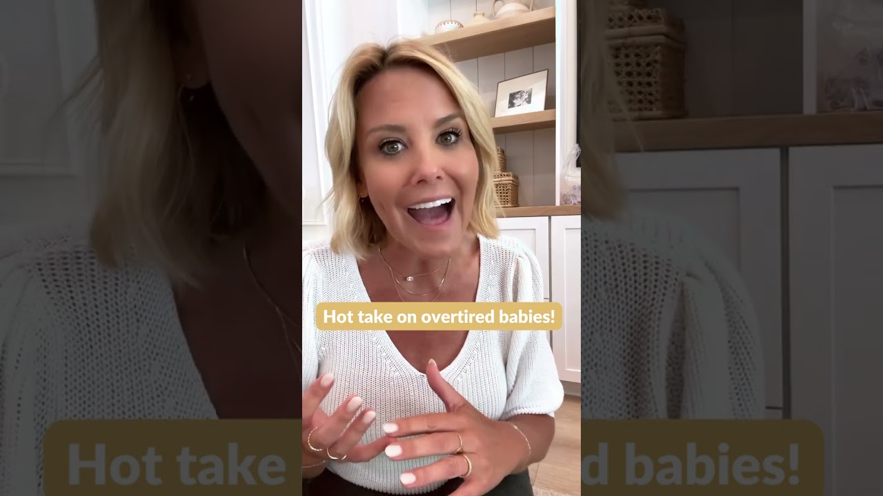 What should you do for an overtired baby or toddler? 