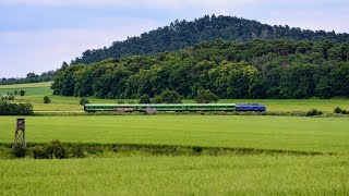 VIS 218 mit 3 Flixtrain Wagen in Börnecke