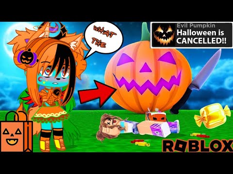 I saved Halloween from the evil Pumpkin in Roblox Halloween Story🎃🍬👻 (Season 19 Episode 3)