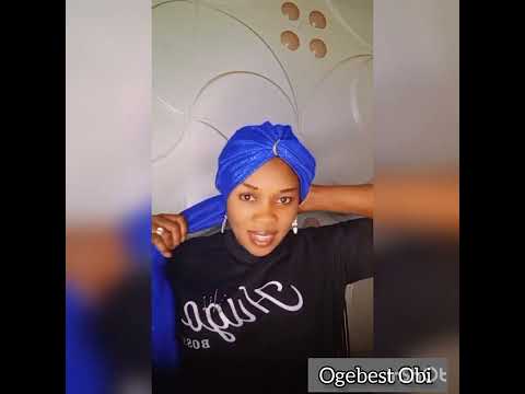 Another easy gele tutorial using rubber band