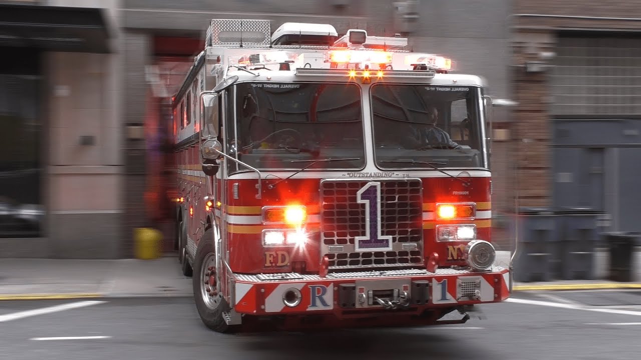 [Rumbler EQ2B and Real Q2B] FDNY Rescue 1 Responding from Quarters