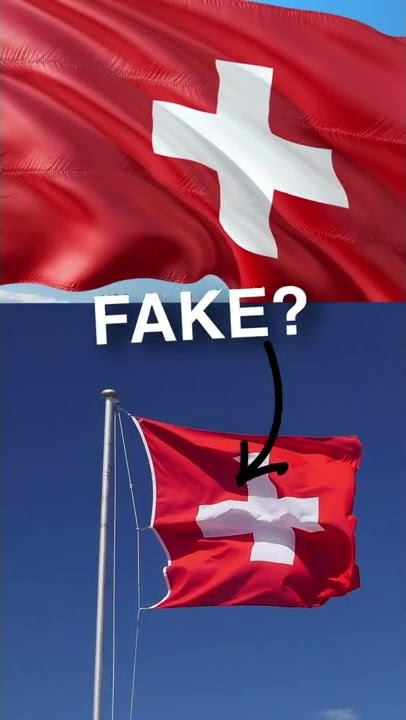 What Shape is the Swiss Flag? #flags #switzerland #travel