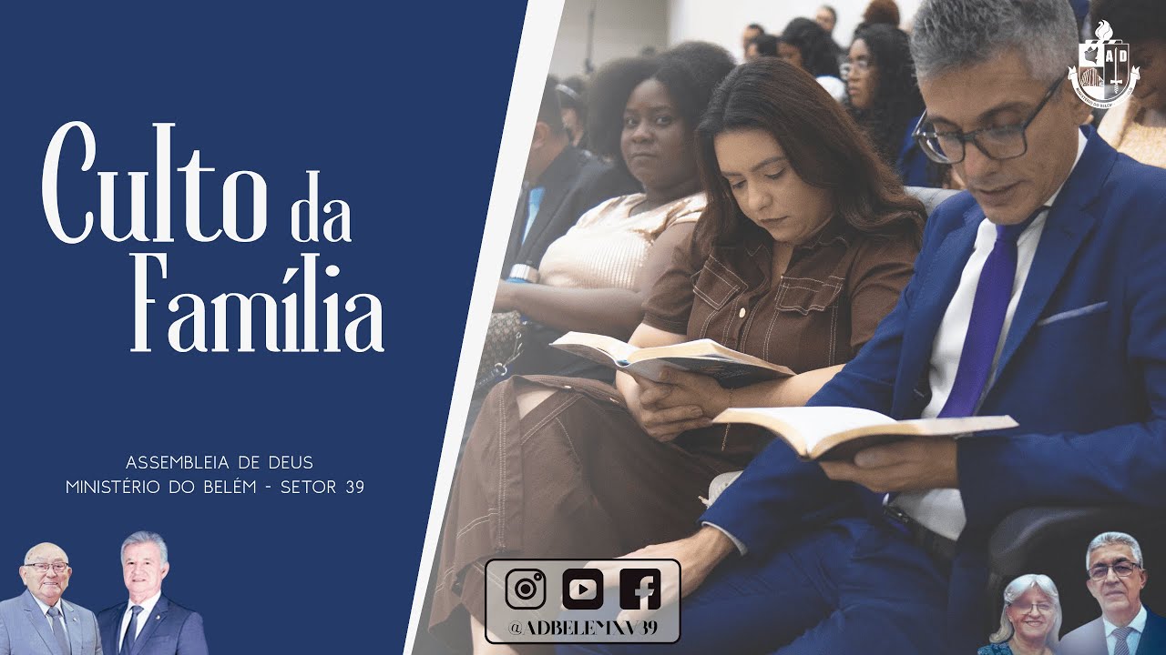 CULTO DA FAMILIA | 11/01/2026 | PR. NATANAEL FARINA | ADBELEMXV39