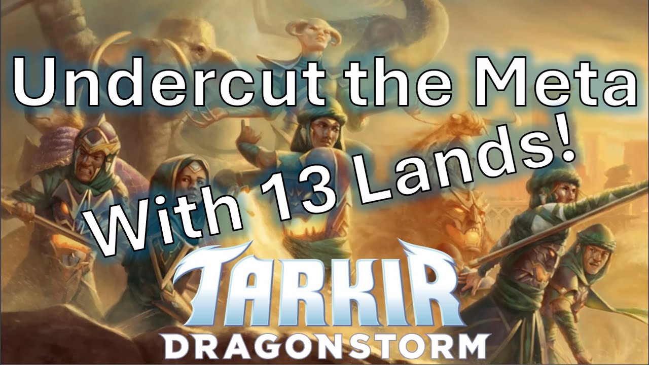 13 Lands?! Trophy by Undercutting the Meta in Tarkir Dragonstorm Draft!