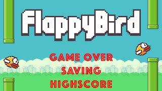 Flappy Bird SFML C++ [GAME OVER] - Saving Highscore screenshot 3