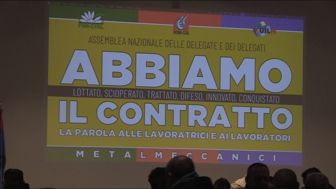 Assemblea delegati metalmeccanici, via alle consultazioni sul contratto, poi referendum