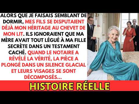 Mes fils se disputaient mon héritage au lit. Ils ignoraient que ma mère a tout légué à...