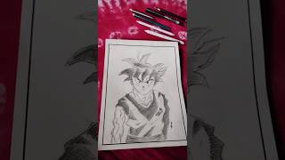 ||Goku pencil sketch tutorial||✏️✏️request video#pencilsketch #shorts #gokudrawing