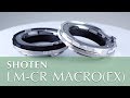 SHOTEN LM-CR M (EX)（ライカMマウントレンズ → キヤノンRFマウント変換）ヘリコイド付きマウントアダプター