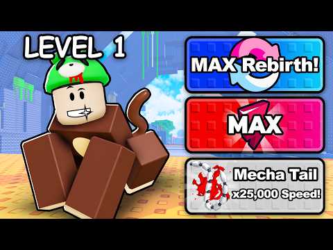 Starting Over with MAX GAMEPASSES in +1 Monkey Escape!