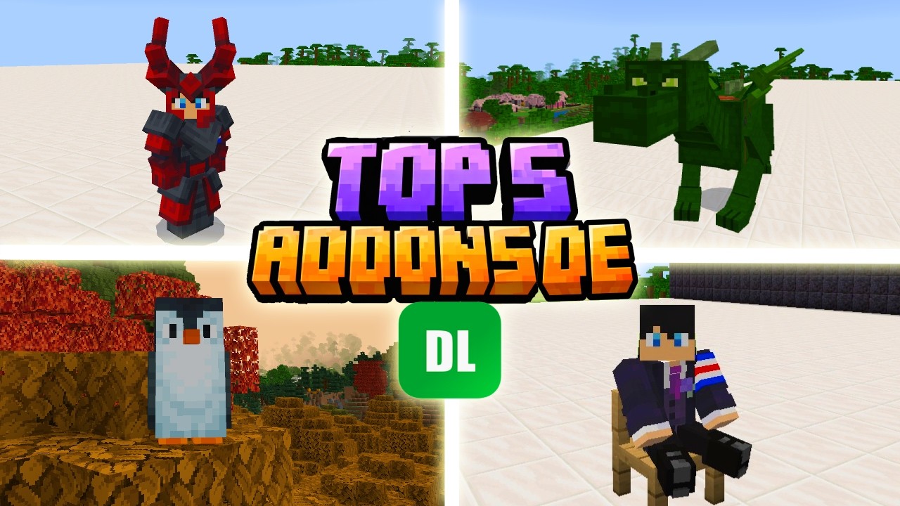Top 5 Addons para Mejorar Minecraft Bedrock 26.21 - YouTube